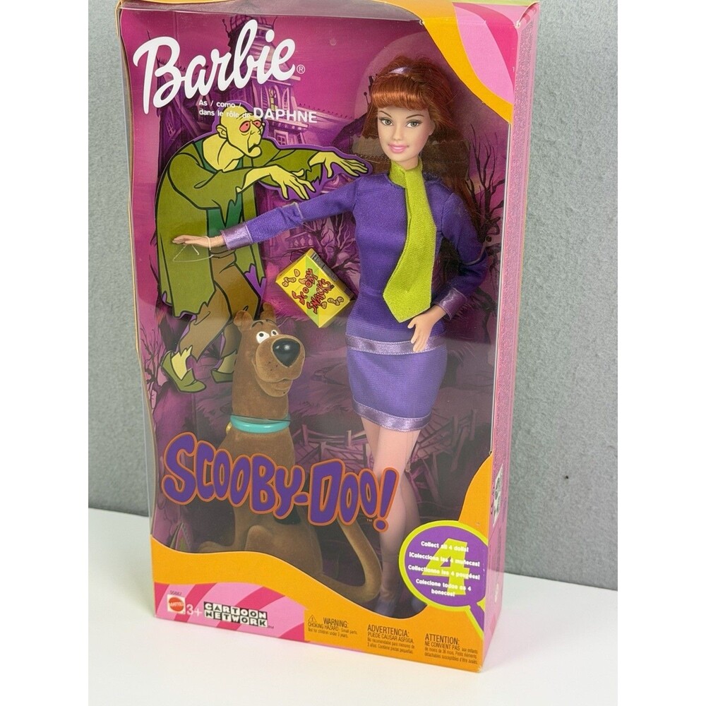 Vintage 2002 Mattel Barbie as Daphne in Scooby-Doo! #55887 New In Box! 2002